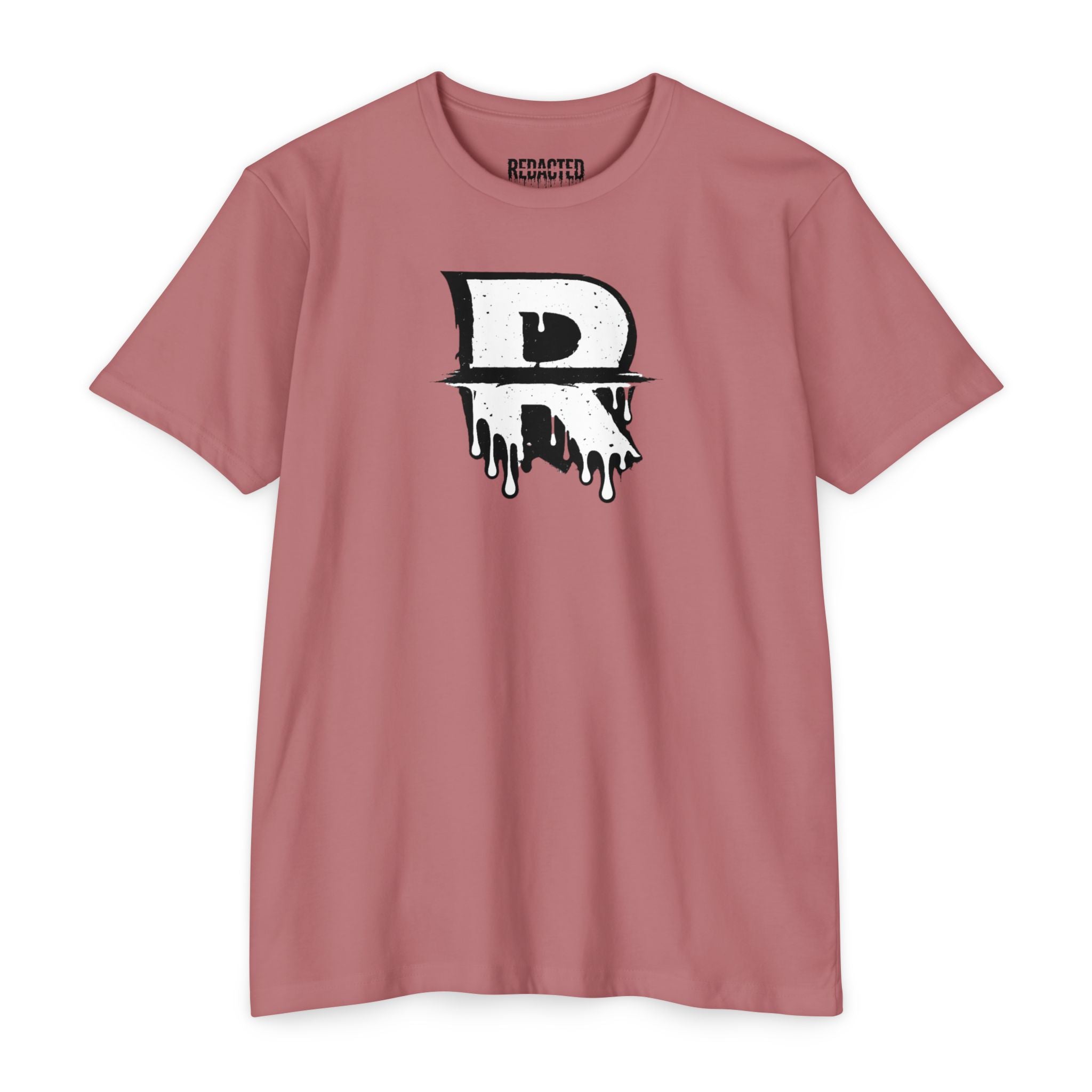 Redacted R Tee front view minimalist R logo paintball shirt