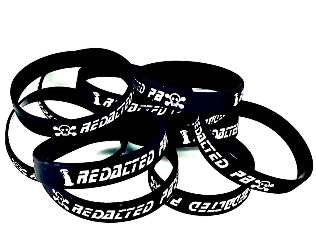 multiple paintball hopper bands stacked ready for use redactedpb