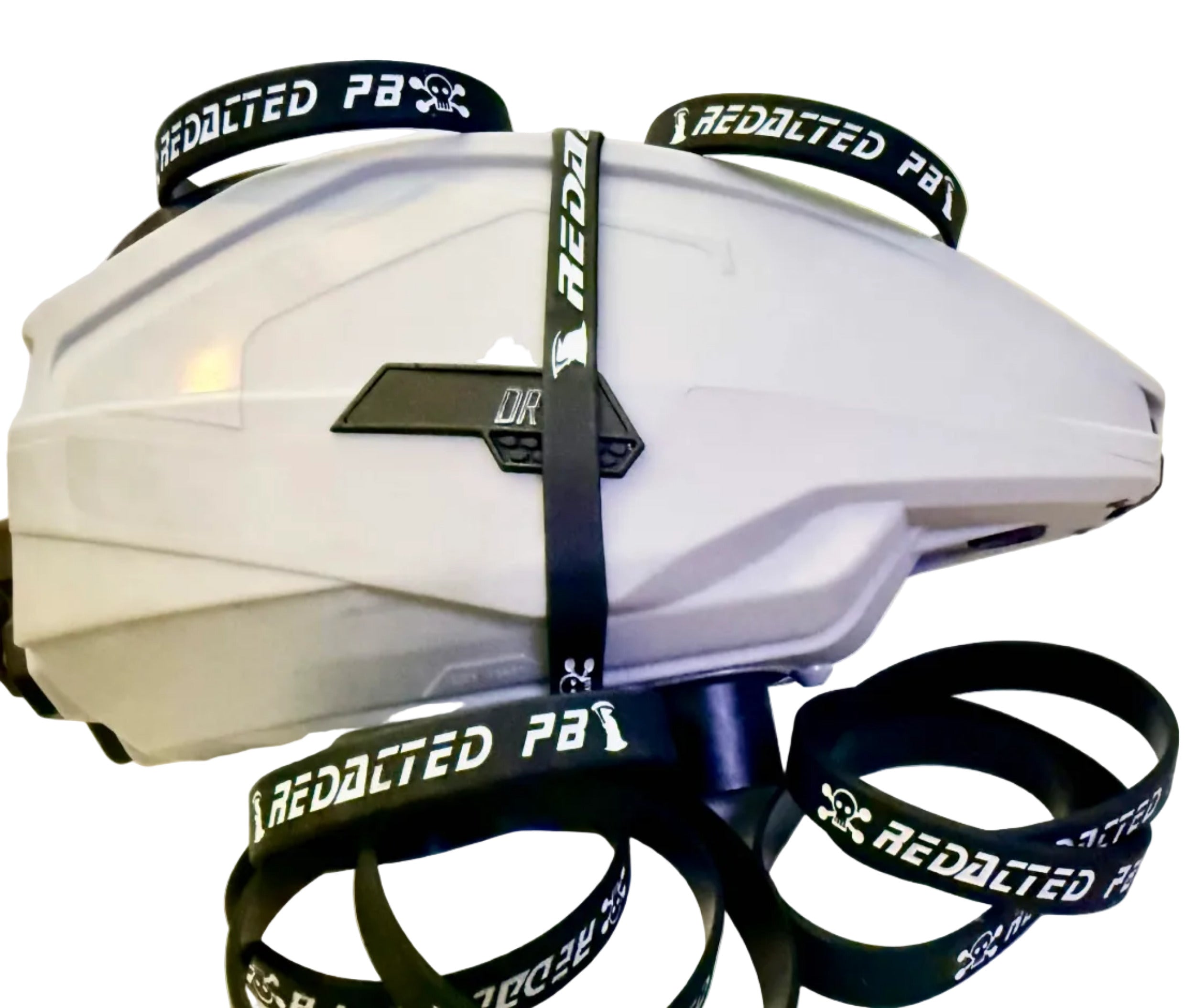 “REDACTED PB gear setup featuring hopper band for stable loader control”