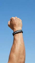 Redacted PB wrist band for dual use as hopper band